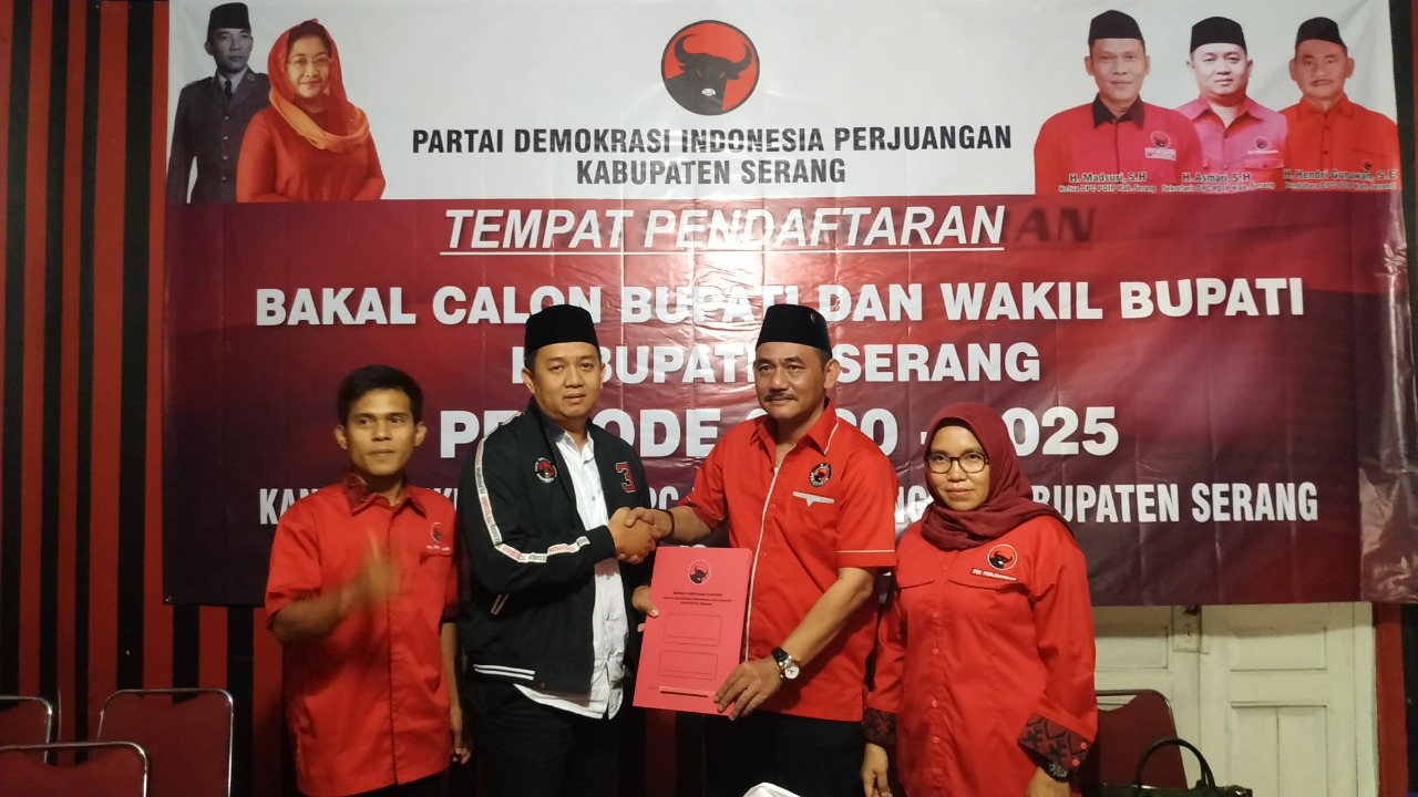 Kader PDIP Nyalon Wabup Serang