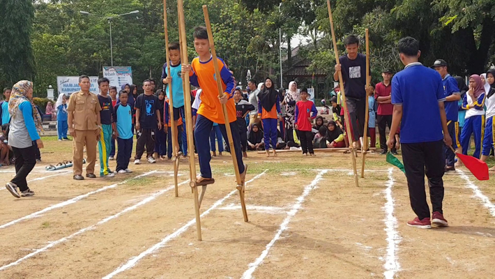 Semarakkan Hari Jadi Lebak, Pemkab Gelar Perlombaan Olahraga Tradisional