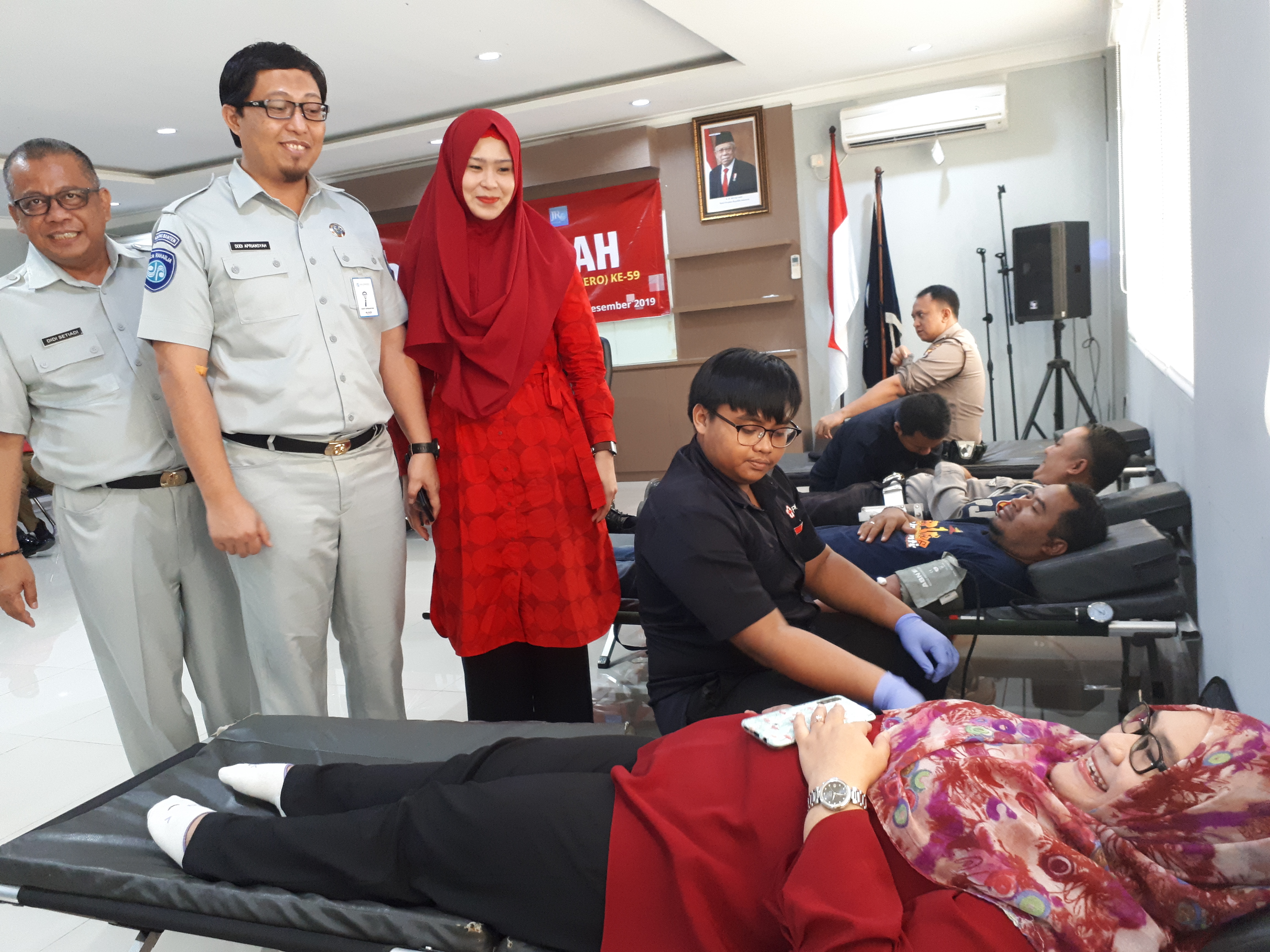 Rayakan Ulang Tahun ke-59, Jasa Raharja Banten Donor Darah