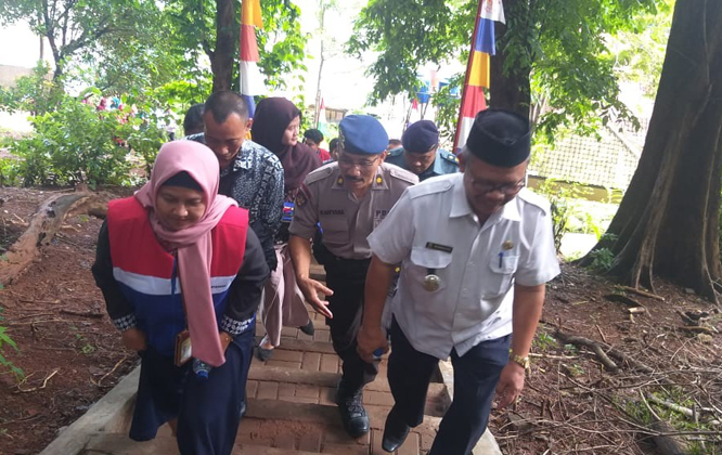 Pertamina Bangun Jalur Evakuasi Tsunami di Merak