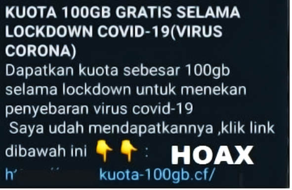 Cek Fakta: Kuota 100 GB Gratis untuk Semua Operator