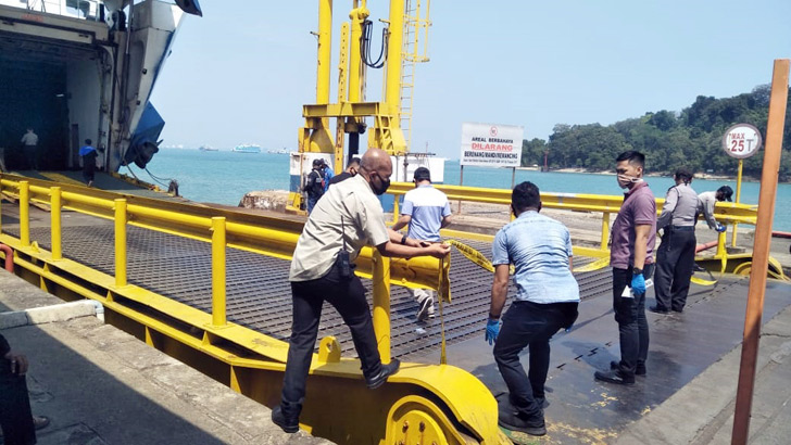 ABK Tewas Tersambar Tambang Kapal