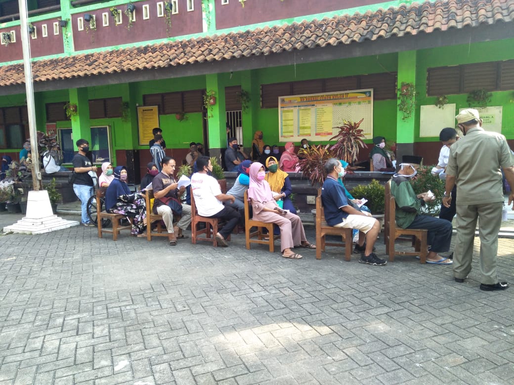 Terapkan Protokol Covid-19, 15.621 KPM di Curug Terima BST