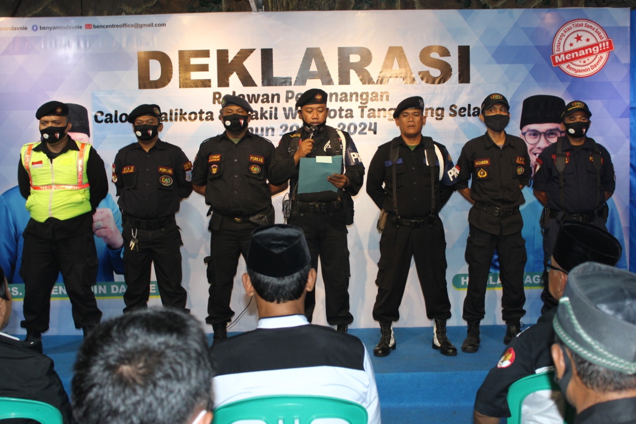 4.000 Pasukan Forkabi Kawal Kemenangan Benyamin-Pilar