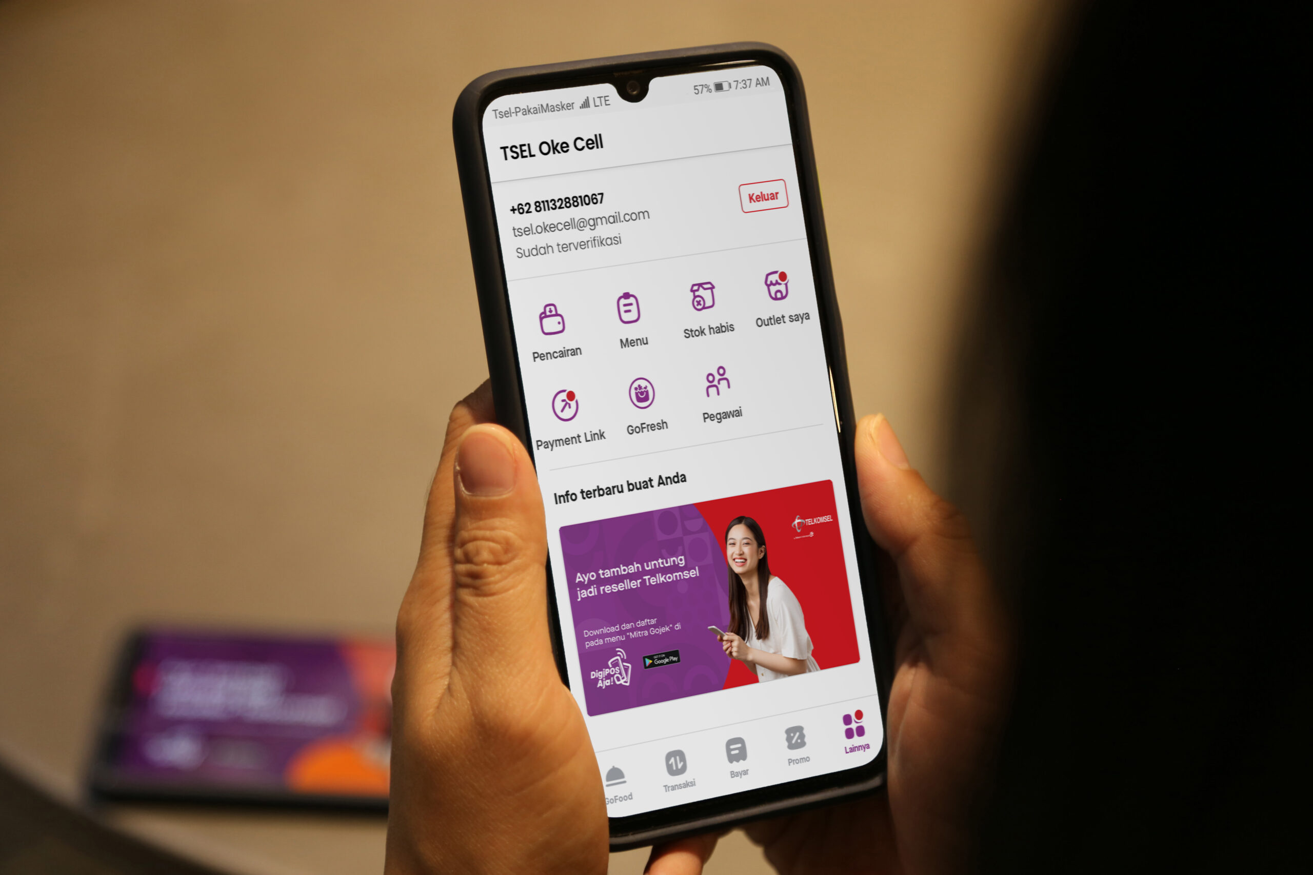 Mitra Usaha Gojek Bisa Jualan Pulsa dan Paket Kuota Data