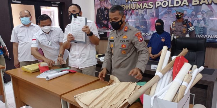 Polda Banten Ungkap Kasus Mafia Tanah 100 Hektare