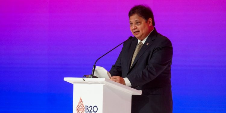Menko Airlangga Minta B20 Inception Meeting Jadi Media Diskusi