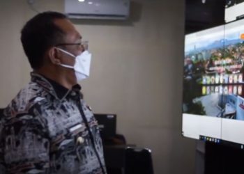 Walikota Cilegon Tinjau Command Centre