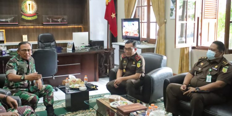 Temui Danrem 064/MY, Kajati Banten Bahas Soal Pembangunan Banten