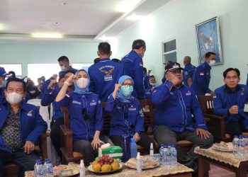 Mahpudin Dielu-elukan Pengurus dan Kader Demokrat Jadi Bupati Lebak 2024