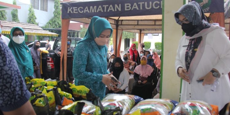 Jelang Ramadan, Kecamatan Batuceper Gelar Bazaar
