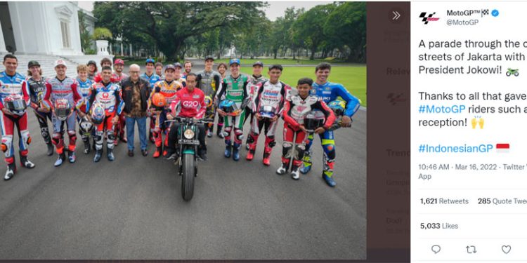 Parade MotoGP Selesai, Marc Marques Buat Atraksi Menarik