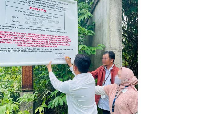 Aset Perusahaan Penunggak Pajak Disita