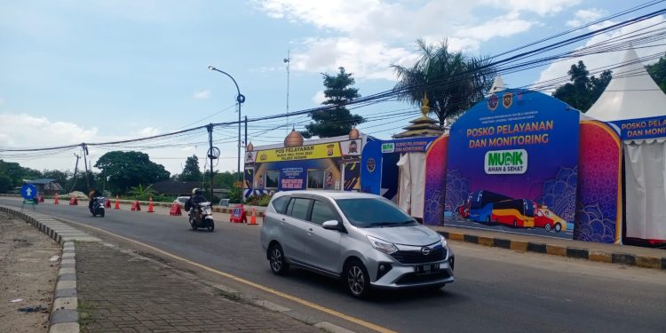 Antisipasi Kepadatan Arus Lalu Lintas, Empat Pos Mudik Didirikan di Serang Timur