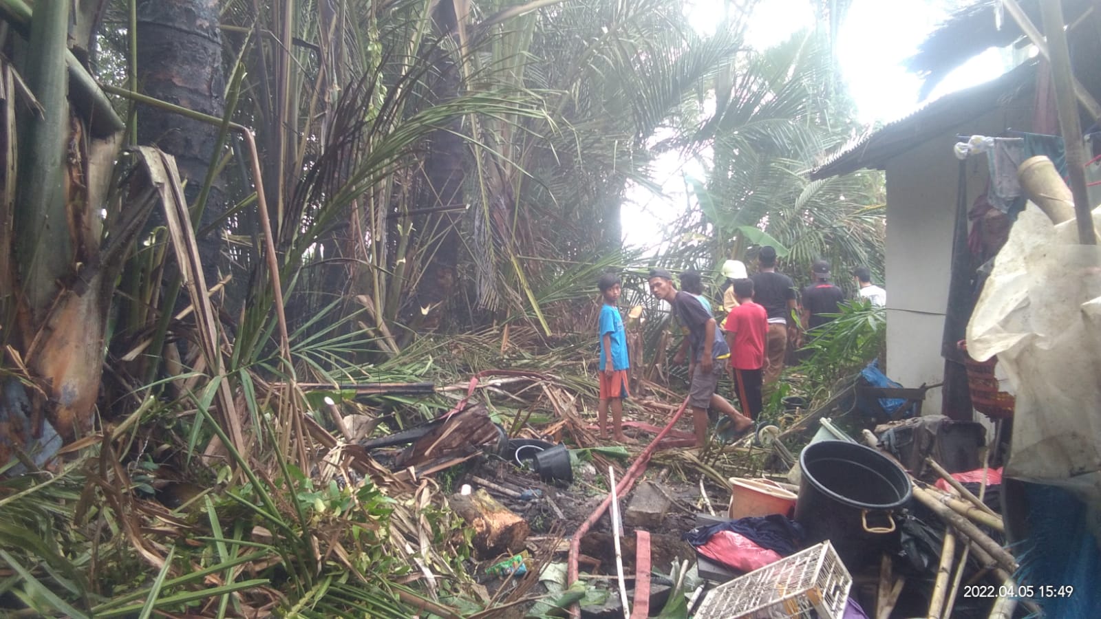 Limbah dan Ilalang Mudah Terbakar di Wilayah Pantura Tangerang
