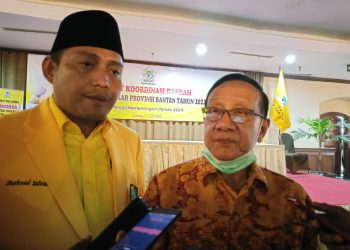 Datangi Kader Golkar Banten, Begini Pesan Akbar Tandjung untuk Pemilu 2024