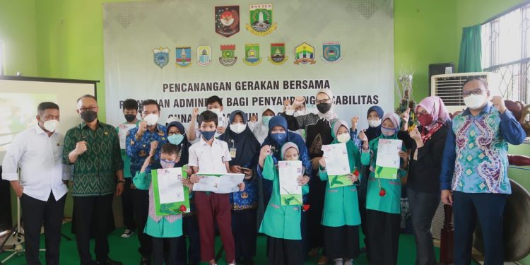 Gerakan Bersama Pelayanan Administrasi Kependudukan bagi Penyandang Disabilitas