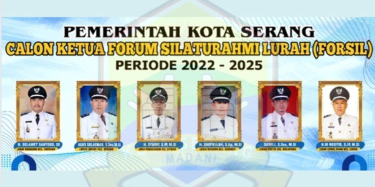 Enam Lurah Berkompetisi Pimpin Forsil Kota Serang Periode 2022-2025
