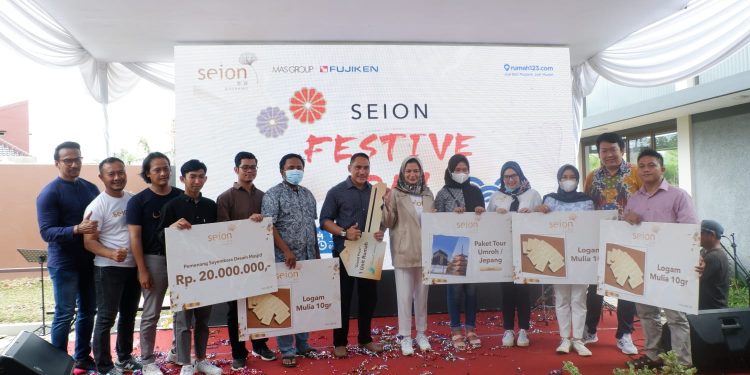 Seion Serang Launching Tahap 4 dan Pembagian Hadiah Grandprize 1 Unit Rumah