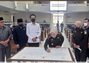 Cegah Korupsi, DPRD dan Kejari Lebak Teken Pakta Integritas