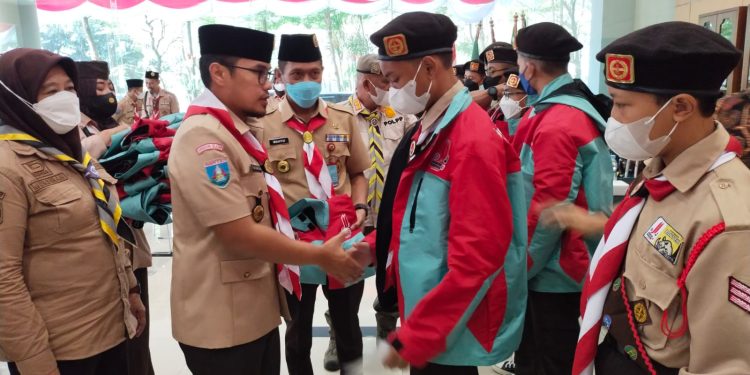 Kontingen Kwarcab Tangsel Ikut Jambore Nasional, Pilar Pesan Jaga Lingkungan