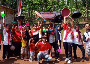 KKM 39 Uniba dan Karang Taruna Desa Cemplang Gelar Turnamen Bola Voli