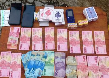 Judi Remi, Empat Warga Lebak Diamankan Polisi, Barang Buktinya Jutaan Rupiah