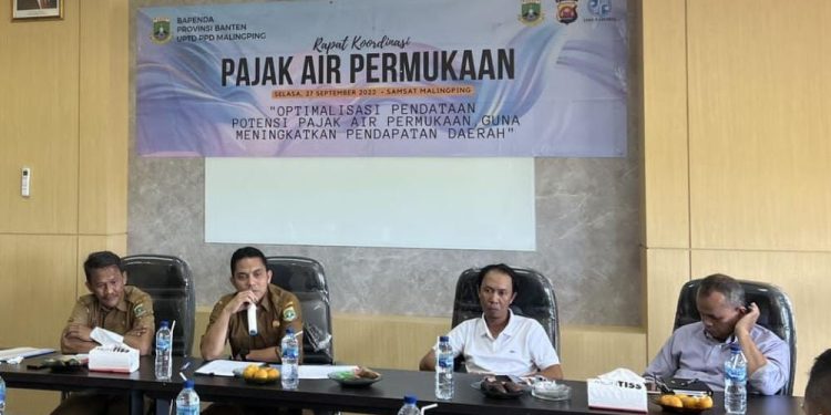 Optimalkan Pendapatan Pajak Air Permukaan, UPTD PPD Malingping Kumpulkan Perusahaan