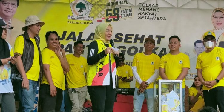 Hadir di Pandeglang, Adde Rosi Minta Kader Golkar Solid Menangkan Airlangga dan Airin