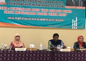 DPK Kota Cilegon Gelar Bimbingan Pengelolaan Arsip