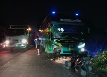 Tabrak Bus Asli Prima di Jalan Cipocok Jaya, Seorang Pemotor Tewas
