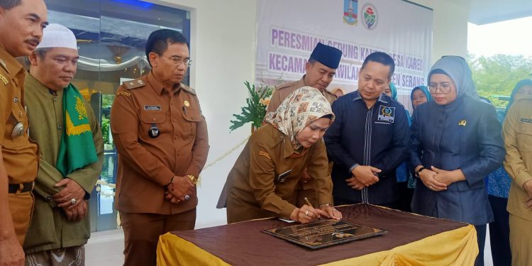 Bupati Serang Resmikan Gedung Baru Kantor Desa Kareo
