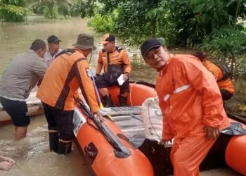 BPBD Banten Monitoring dan Evakuasi Korban Banjir Pandeglang