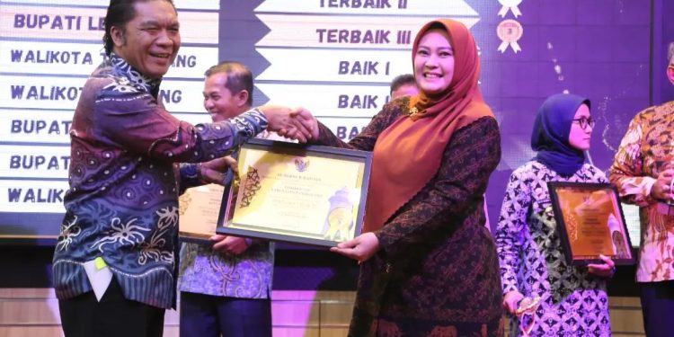 Raih Peringkat Baik Ketiga, Bupati Irna Berterima Kasih kepada Pj Gubernur Banten