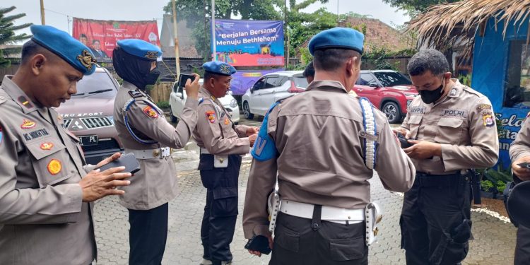 Propam Polda Banten Sidak Pospam Ops Lilin Maung 2022 Polres Lebak
