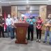 Kasi Pidum Kejari Serang Edwar (pegang mikrofon) saat menyampaikan keterangan pers terkait kasus Nikita Mirzani di Kejari Serang, Jumat, 30 Desember 2022