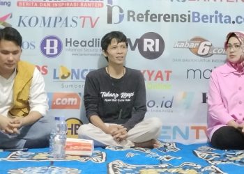 Kunjungi Pokja Wartawan Pandeglang, Airin Ajak Wartawan Bersinergi