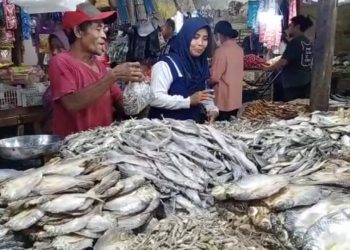Lebak Cuaca Ekstrem, Harga Ikan Asin di Pasar Rangkasbitung Ikutan Naik