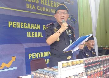 40 Juta Batang Rokok Ilegal Diamankan Bea Cukai Merak