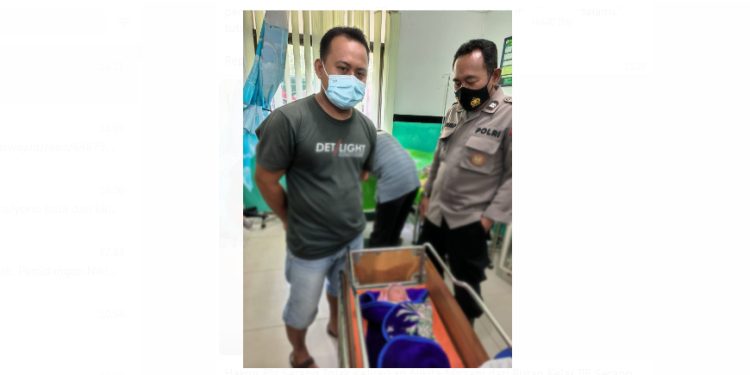 Bayi Baru Lahir Ditemukan di Antara Pot Bunga, Kapolsek Kibin: Diduga Kuat Sengaja Dibuang
