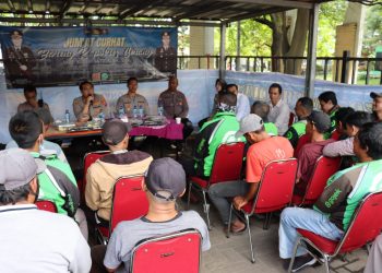 Kapolres Serang Dengar Curhat Tukang Ojek Online, Ada yang Keberatan Dengan Seragam Satpam