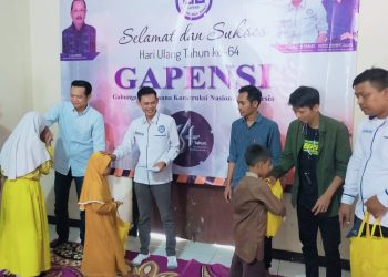 Sambut HUT ke-64, Gapensi Pandeglang Gelar Tasyakuran dan Santuni Anak Yatim