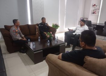Akhir Jabatannya, Kabid Humas Polda Banten Sambangi Graha Pena Radar Banten