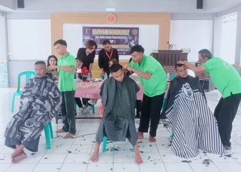 Belasan Napi di Pandeglang Dilatih Pangkas Rambut