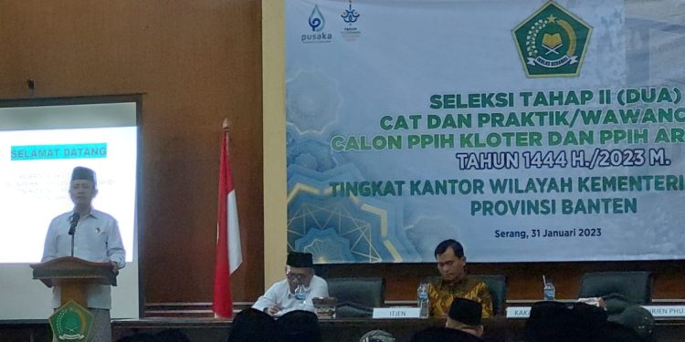 Kakanwil Kemenag Banten: Niatkan untuk Jadi Petugas Haji, Bukan Naik Haji