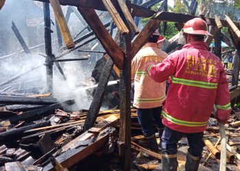 Korsleting Listrik, Dua Kamar Ponpes Ma’taul Hidayah Terbakar
