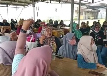 Upah Tak Dibayar, Ratusan Karyawan PT Wild Wood di Kabupaten Serang Mogok Kerja