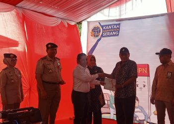 Ribuan Bidang Tanah di 14 Desa di Kabupaten Serang Sudah Dipasang Patok Batas Tanah