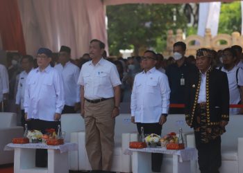 Luhut Didampingi Azwar Anas Hadir di KP3B