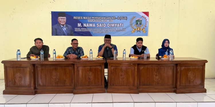 Sehari, Nawa Said Dimyati Reses di Tiga Kecamatan